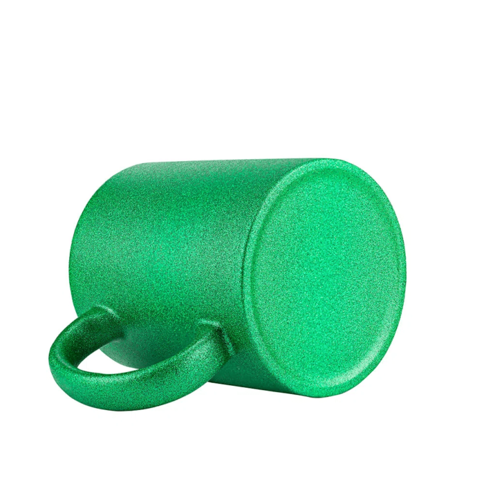 Caneca Personalizada com Glitter Verde - Imagem 3