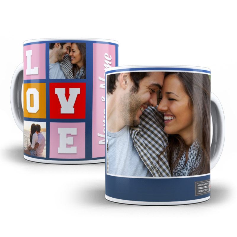 Caneca Personalizada Love Dia dos Namorados 3 fotos