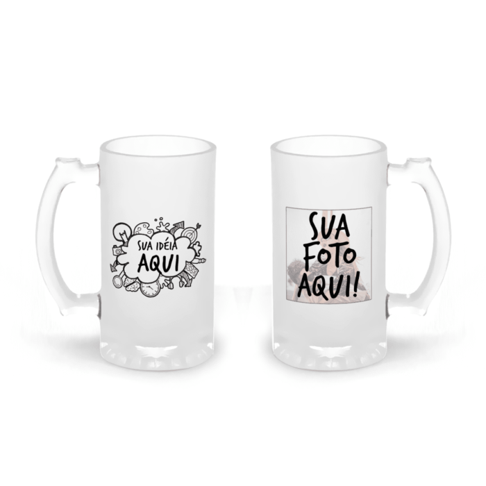Caneca Personalizada de Chopp Jateada - Imagem 4